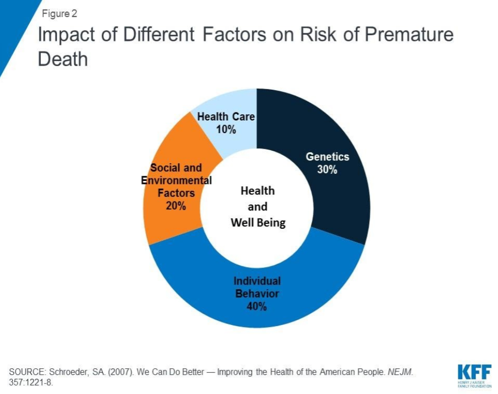 Impact of Different Factors on Risk of Premature Death